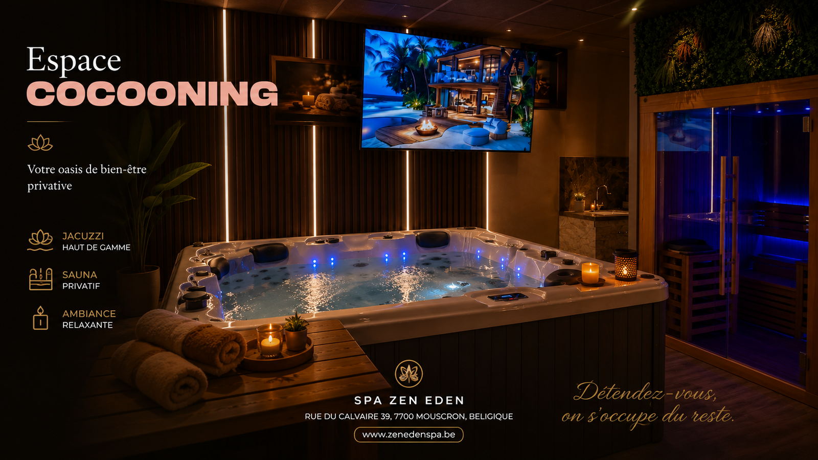 Espace Cocooning 2 personnes